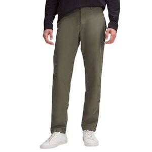 Lululemon ABC Classic-Fit Trouser Olive Green Smooth Twill Sz 38 NWOT